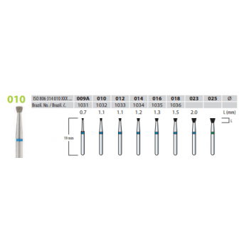 Obrnuto konicni dijamantski borer za turbinu - 010