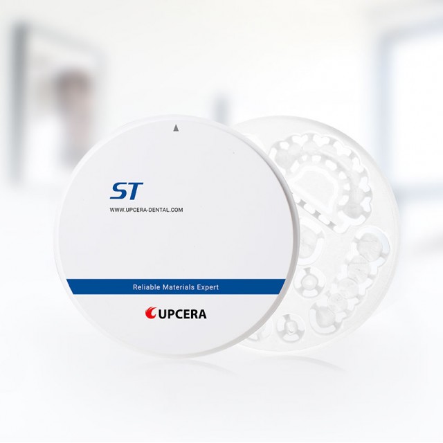 Zirconia Disc St White (Trans. 43%, >1200Mpa) Upcera Zirconia Disc St White (Trans. 43%, >1200Mpa) Upcera