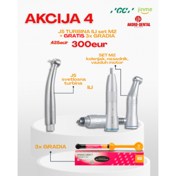 SET M2 ili TURBINA + 3x GRATIS GRADIA 