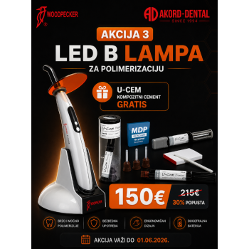 AKCIJA LED.B + GRATIS U-CEM