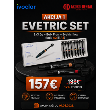 AKCIJA EVETRIC 8x3,5g + 2 x tecni evetric