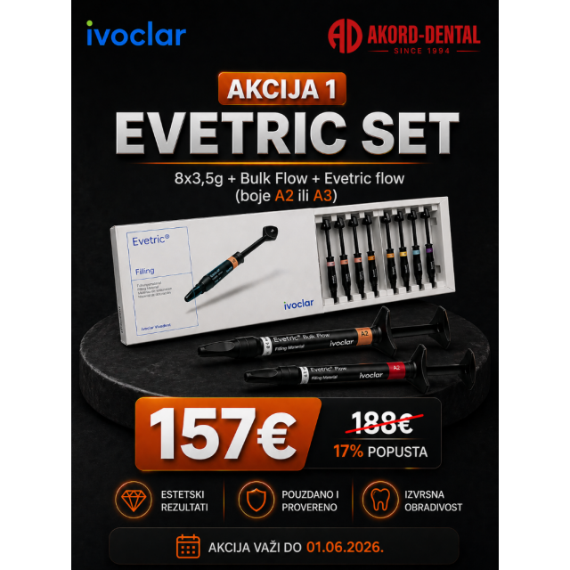 Akcija Evetric 8X3,5G + 2 X Tecni Evetric