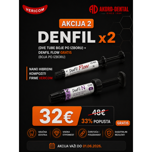 Akcija Denfil X 2 + Gratis Flow
