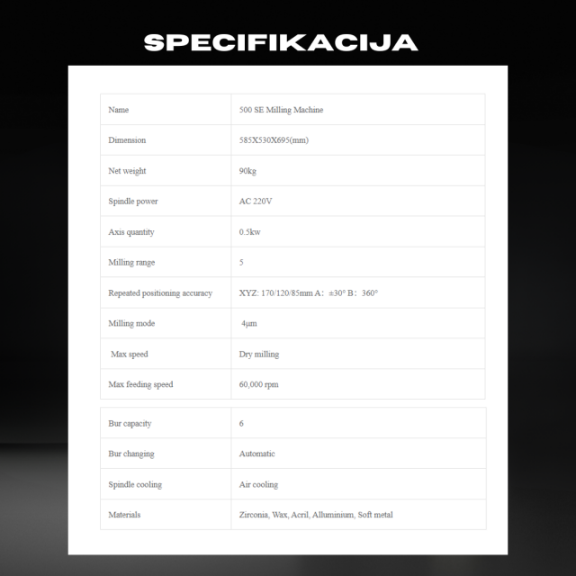 Rezalica - X-Mill 500 Se