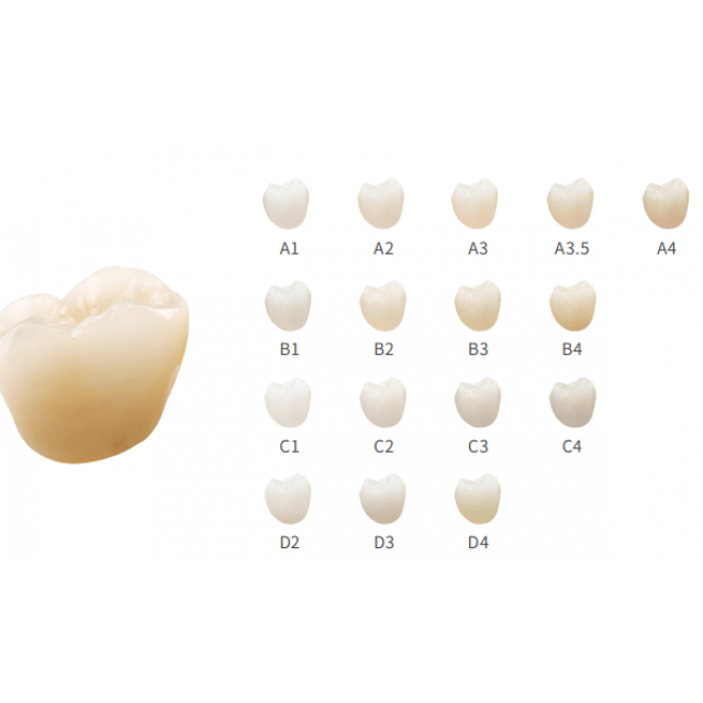 Zirconia Disc Explore Functional (Trans. 43%-46,5%, 1027Mpa-1300Mpa) Upcera