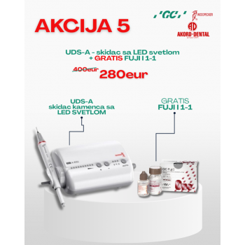 SKIDAC KAMENCA SA LED SVETLOM + fuji I ili fuji IX - GRATIS