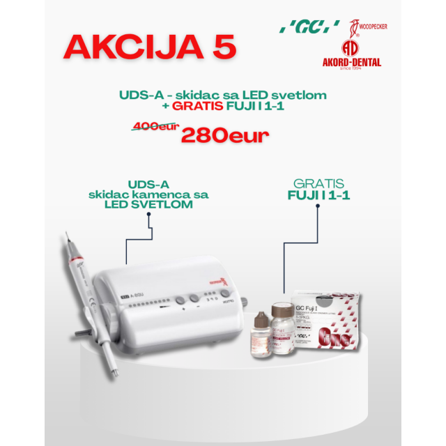 Skidac Kamenca Sa Led Svetlom + Fuji I Ili Fuji Ix - Gratis