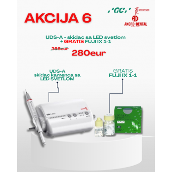 SKIDAC KAMENCA SA LED SVETLOM + fuji I ili fuji IX - GRATIS